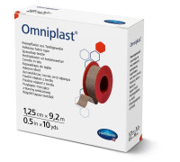 Пластырь фиксирующий текстильный Omniplast 1,25см х 9,2м 1шт