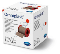 Пластир фіксуючий текстильний Omniplast 5см х 5м 1шт