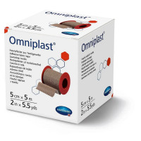 Пластир фіксуючий текстильний Omniplast 5см х 5м 1шт