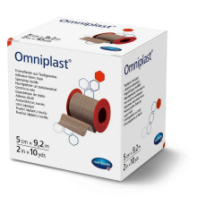 Пластир фіксуючий текстильний Omniplast 5см х 9.2м 1шт