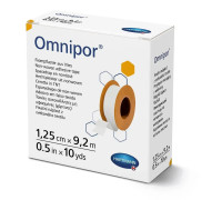 Пластырь фиксирующий из нетканого материала Omnipor 1,25 см х 9,2 м 1шт