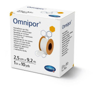 Пластырь фиксирующий из нетканого материала Omnipor 2,5 см х 9,2 м 1шт