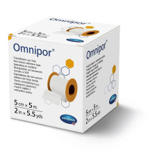 Пластир фіксуючий з нетканого матеріалу Omnipor 5 см х 5 м 1шт