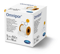 Пластырь фиксирующий из нетканого материала Omnipor 5 см х 9,2 м 1шт