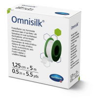 Пластир фіксуючий Omnisilk 1,25 см х 5 м 1шт зі штучного шовку