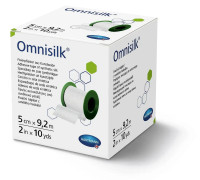 Пластырь фиксирующий Omnisilk 5 см х 9.2м 1шт из искусственного шелка