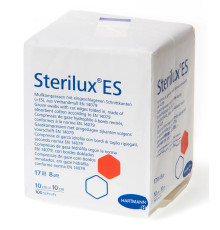 Марлеві серветки Sterilux ES, 10см х 10см, нестерильні, 100шт.