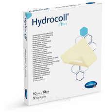 Повязка Hydrocoll Thin 10см х 10см 1шт гидроколлоидная / Гидрокол син