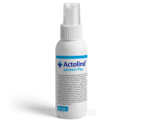 Антисептический раствор Actolind Solution Plus 50 мл для очищения, орошения, увлажнения ран и ухода за ними