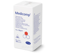 Салфетка Medicomp non-sterile 5см х 5см 100 шт из нетканого материала не стерильные