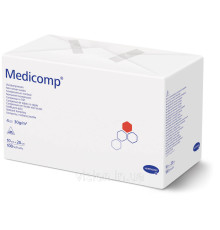 Салфетка Medicomp non-sterile 10см х 20см 100 шт из нетканого материала не стерильные