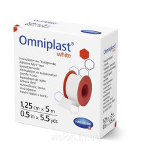 Пластырь фиксирующий текстильный Omniplast 1,25см х 5м white 1шт