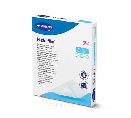 Повязка пленочная прозрачная Hydrofilm 6х7см 1шт