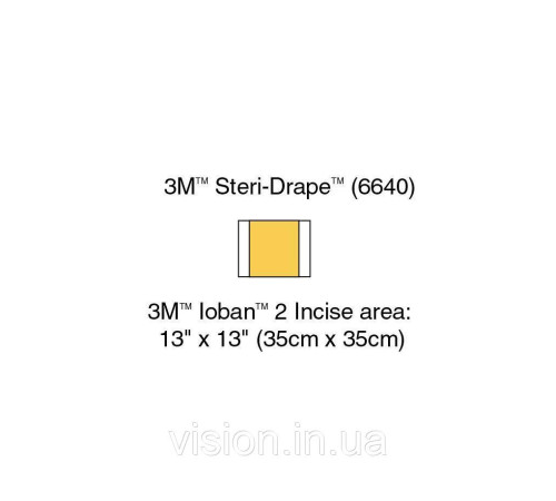 Плівка хірургічна антимікробна IOBAN 2, 34см*35см (6640EU)